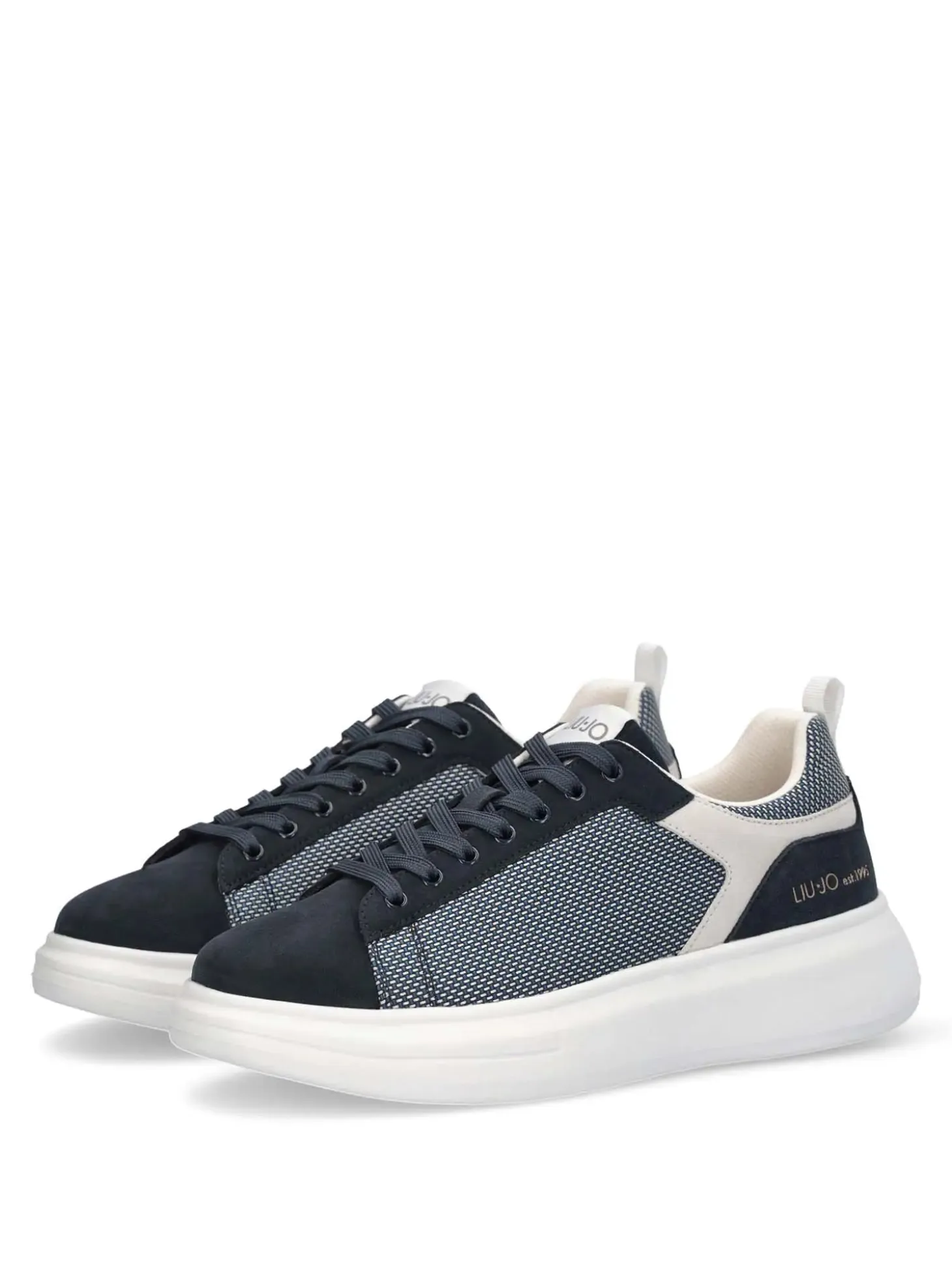 SNEAKERS UOMO - LIU-JO BLU-BIANCO - 7B6001PX027