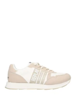 SNEAKERS UOMO - REPLAY BIANCO-BEIGE - RS680118S