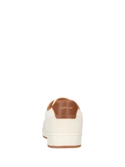 SNEAKERS UOMO - REPLAY BIANCO-CUOIO - RZ3B0035S