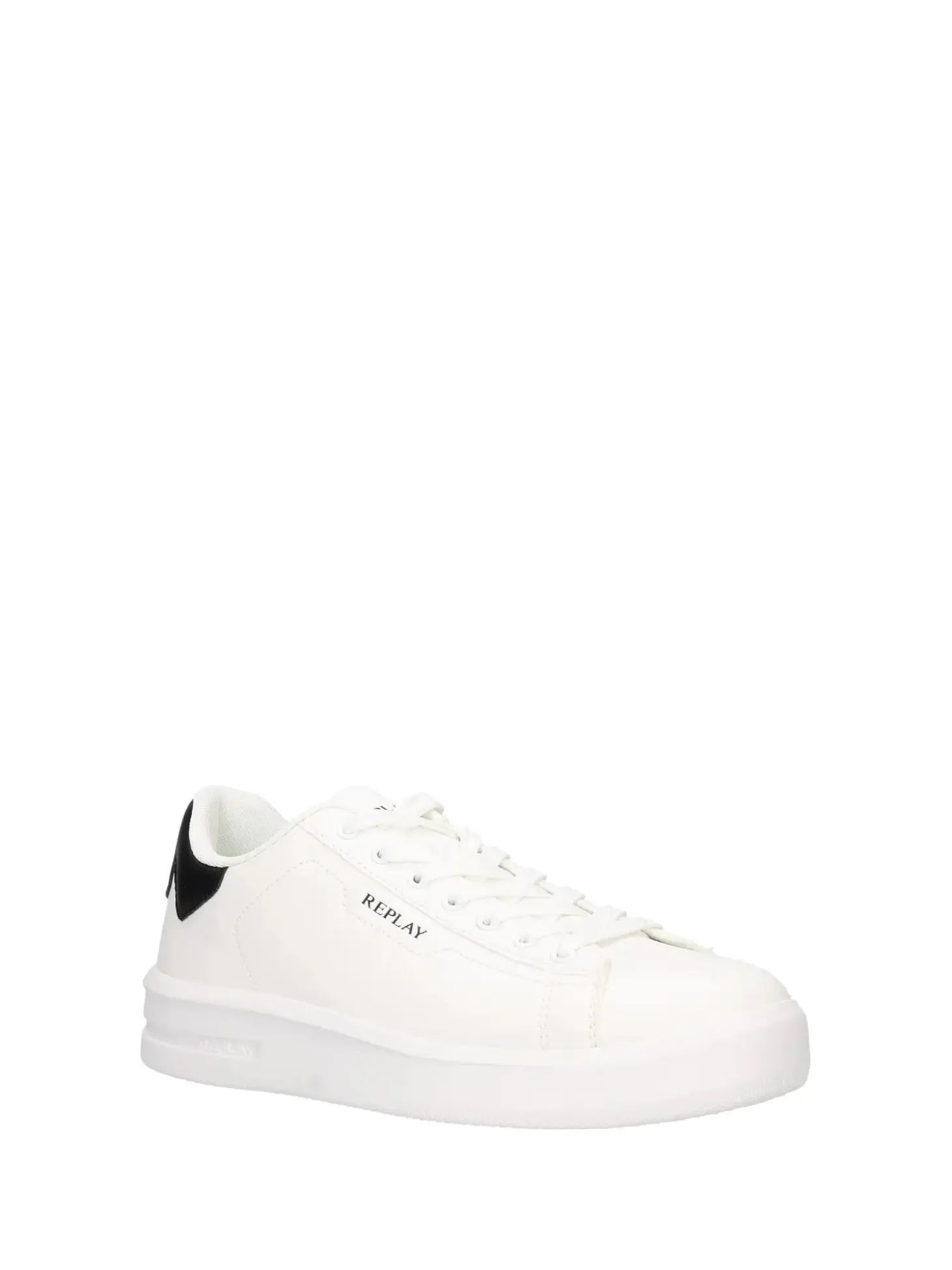 SNEAKERS UOMO - REPLAY BIANCO-NERO - RZ4O0023S