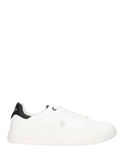 SNEAKERS UOMO - US POLO ASSN. BIANCO-NERO - BYRON006M/6YM1