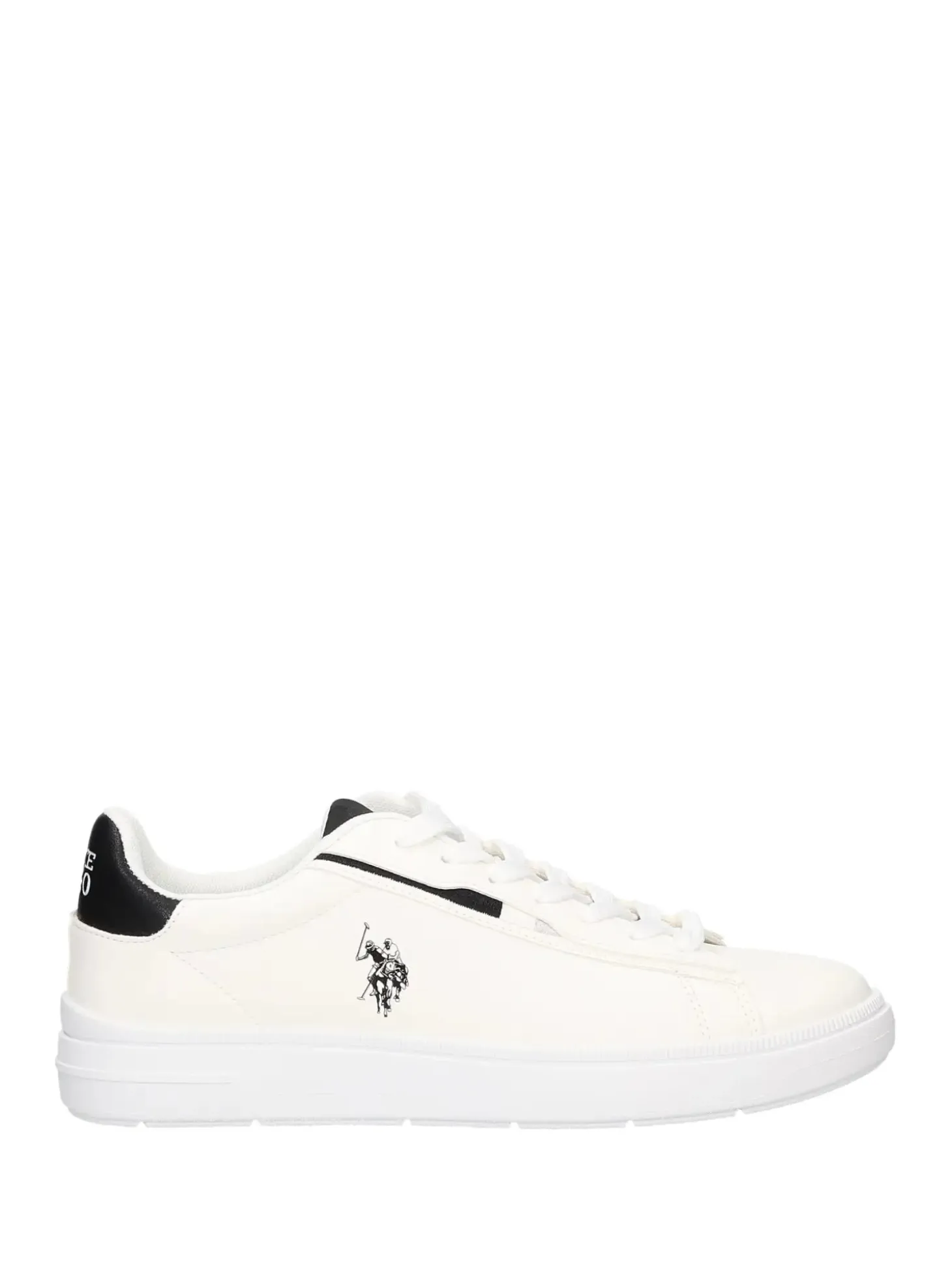 SNEAKERS UOMO - US POLO ASSN. BIANCO-NERO - ARIS001M/6YM1