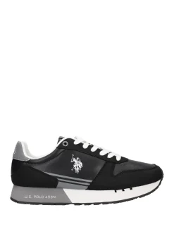 SNEAKERS UOMO - US POLO ASSN. NERO - DENI001M/6YH1