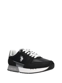SNEAKERS UOMO - US POLO ASSN. NERO - DENI001M/6YH1