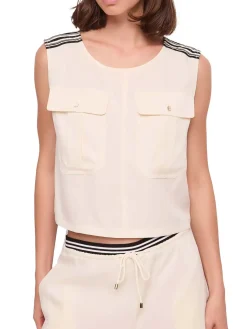 TOP DONNA - GAUDI JEANS BEIGE - 611BD45005