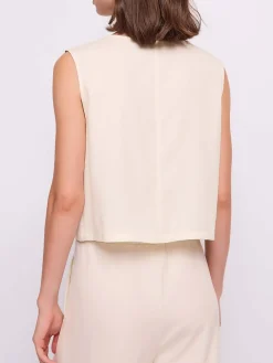TOP DONNA - GAUDI JEANS BEIGE - 611BD45005
