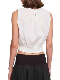 TOP DONNA - GAUDI JEANS BIANCO - 611BD45010