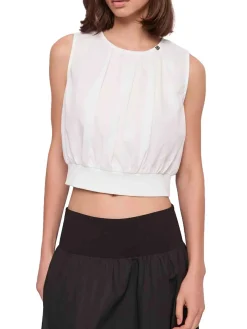 TOP DONNA - GAUDI JEANS BIANCO - 611BD45010