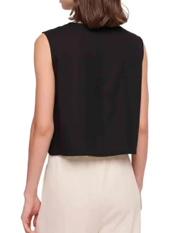 TOP DONNA - GAUDI JEANS NERO - 611BD45005