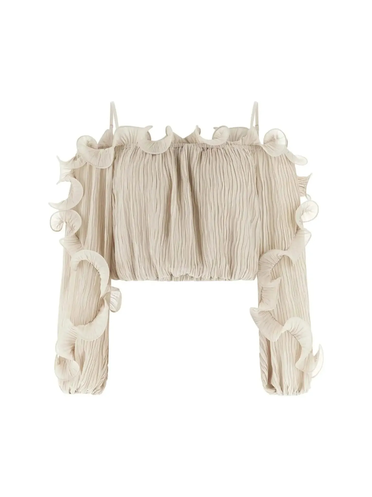 TOP DONNA - GUESS APPAREL BEIGE - W6RH29 WI342