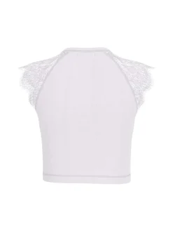TOP DONNA - GUESS APPAREL BIANCO - W6GZ01 Z0606