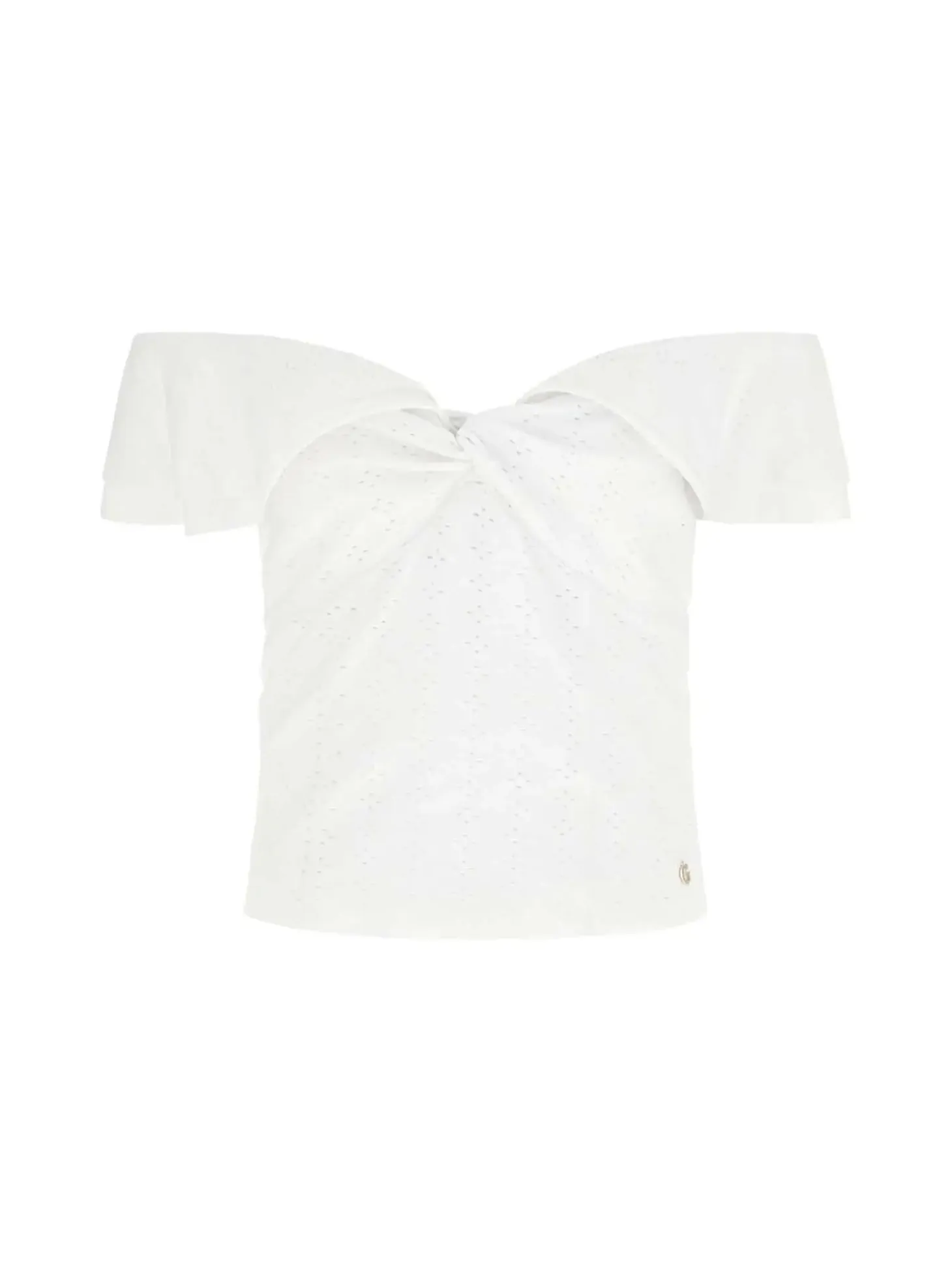 TOP DONNA - GUESS APPAREL BIANCO - W6GP23 K3106