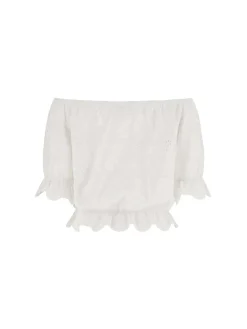 TOP DONNA - GUESS APPAREL BIANCO - W6GP47 K3336
