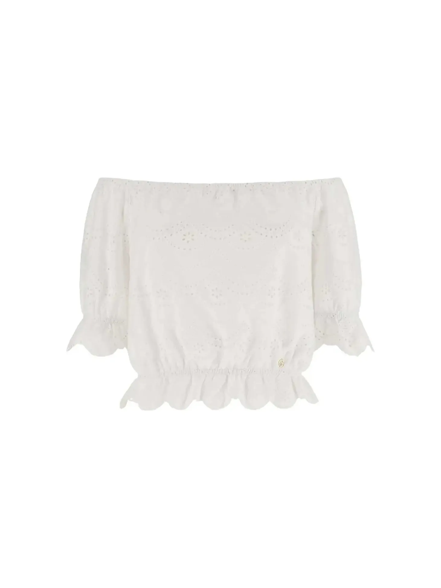 TOP DONNA - GUESS APPAREL BIANCO - W6GP47 K3336