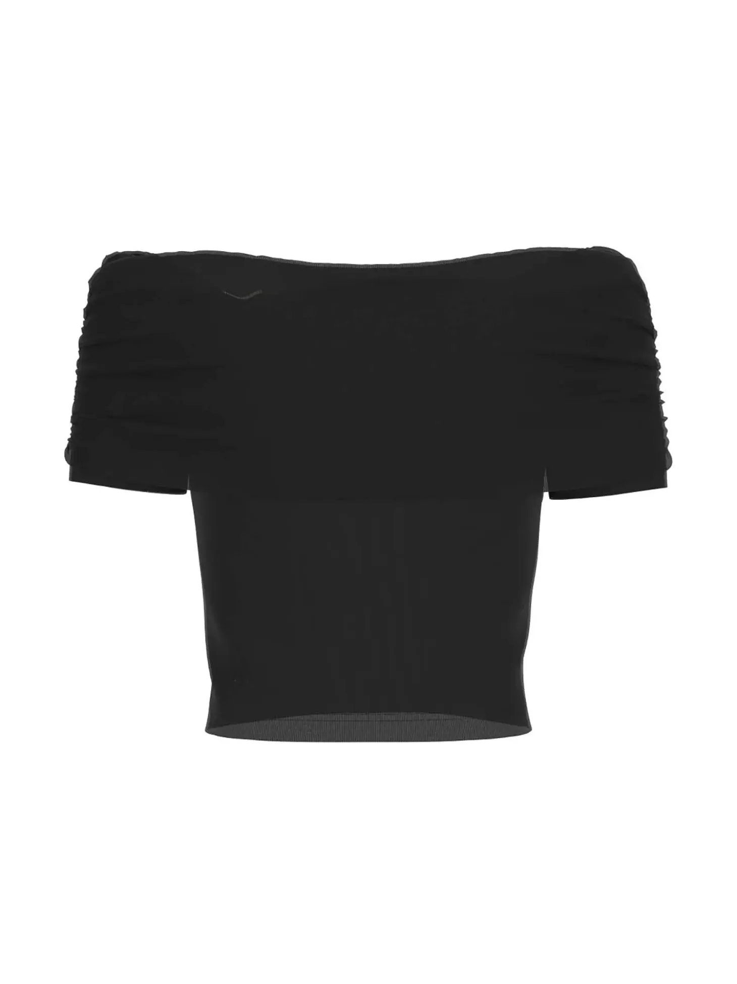 TOP DONNA - GUESS APPAREL NERO - W6GP12 K2935