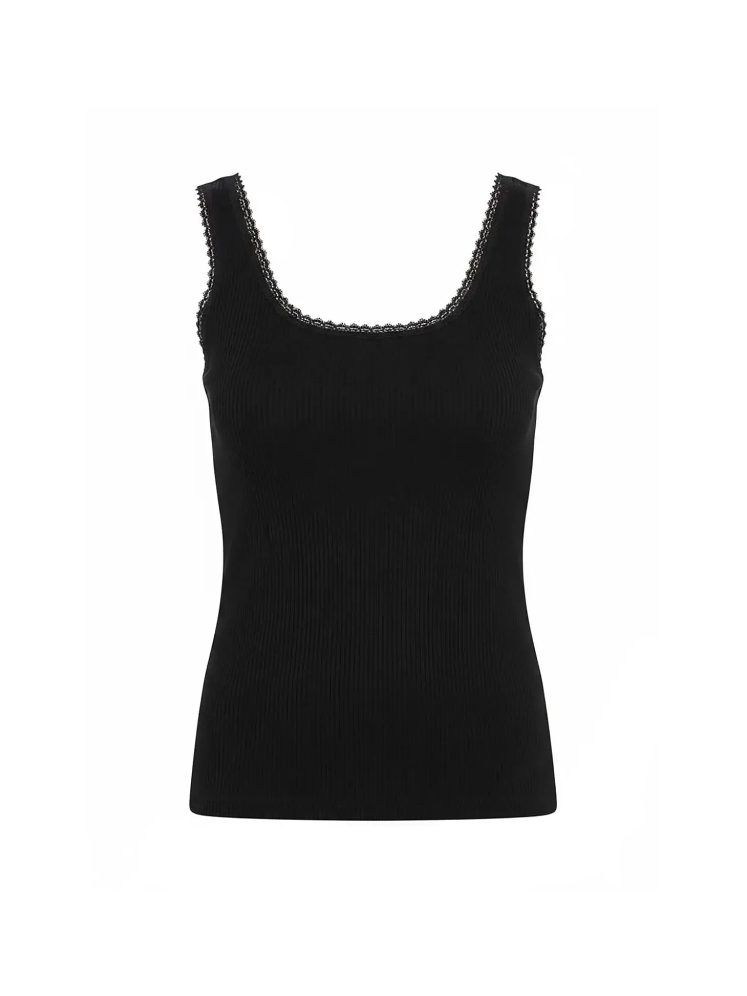 TOP DONNA - GUESS APPAREL NERO - W6GP19 K2949