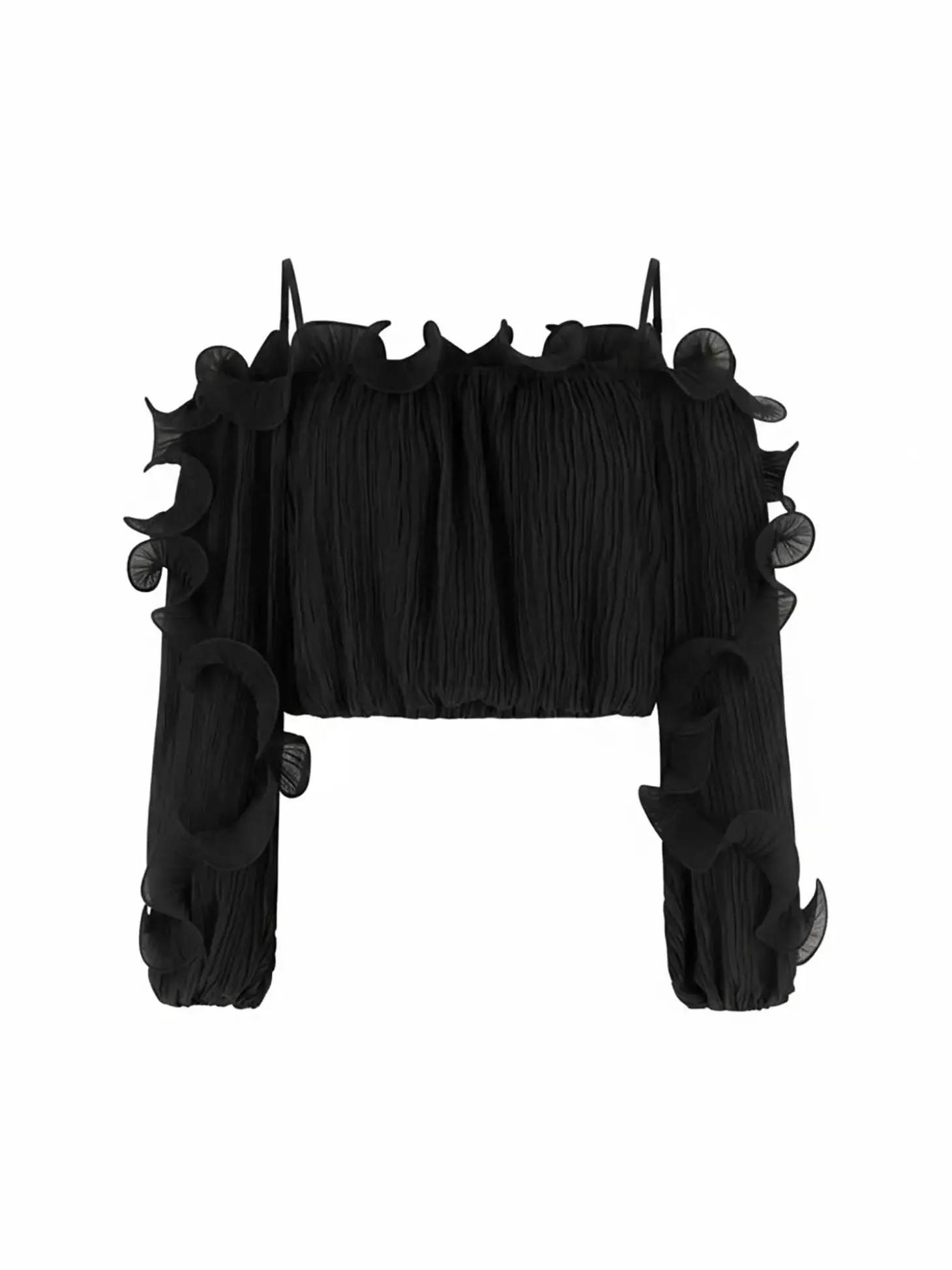 TOP DONNA - GUESS APPAREL NERO - W6RH29 WI342