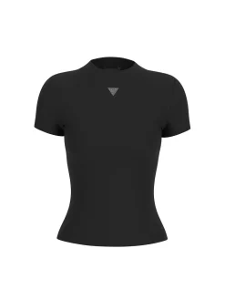 TOP DONNA - GUESS APPAREL NERO - W6RP99 KCNH2