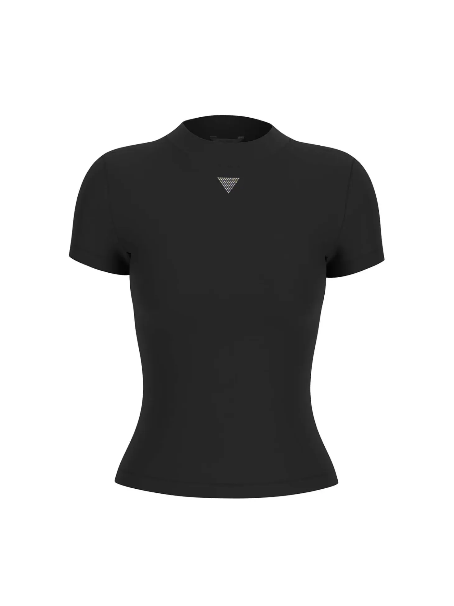 TOP DONNA - GUESS APPAREL NERO - W6RP99 KCNH2