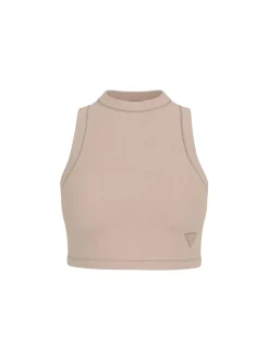 TOP DONNA - GUESS ATHLEISURE BEIGE - V3GP19 K8RT2