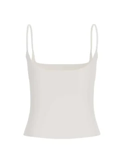 TOP DONNA - GUESS ATHLEISURE BIANCO - V5GP22 J1314