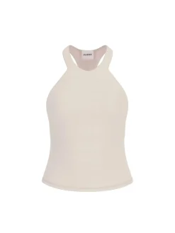 TOP DONNA - GUESS ATHLEISURE BIANCO - V6RP09 KD932