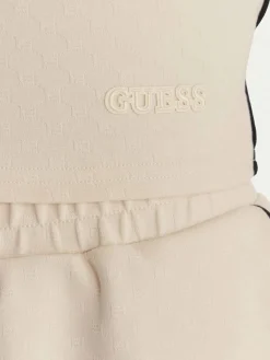 TOP DONNA - GUESS ATHLEISURE BIANCO - V6GP17 K3215