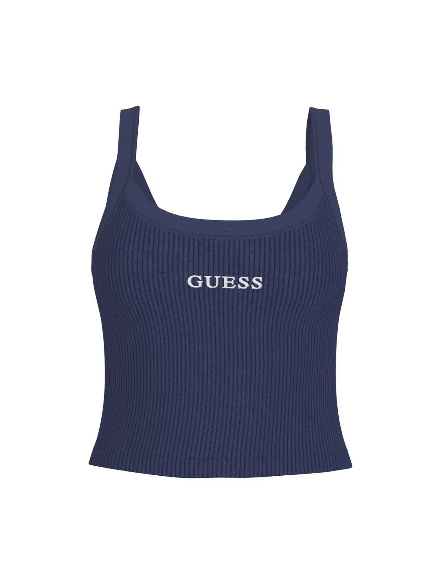 TOP DONNA - GUESS ATHLEISURE BLU - V6GP16 K3180