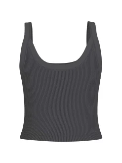 TOP DONNA - GUESS ATHLEISURE NERO - V6GP16 K3180