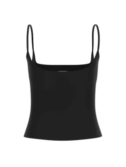 TOP DONNA - GUESS ATHLEISURE NERO - V5GP22 J1314