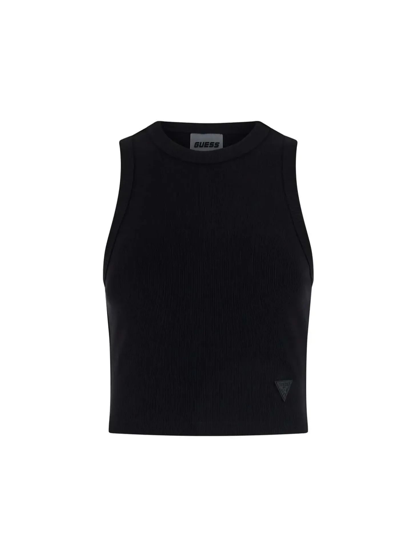 TOP DONNA - GUESS ATHLEISURE NERO - V3GP19 K8RT2