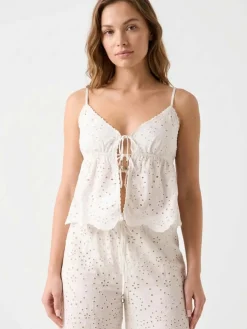 TOP DONNA - GUESS UNDERWEAR CREMA - E6GH04 WP320