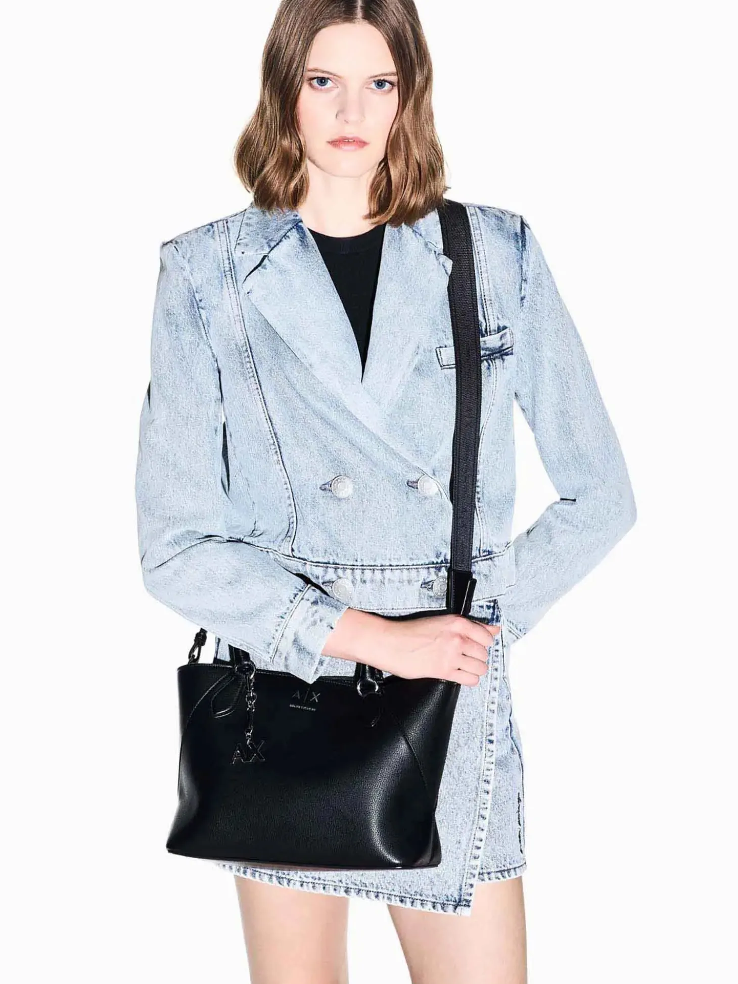 TOTE DONNA - ARMANI EXCHANGE NERO - XW003086 AF26569