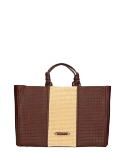 TOTE DONNA - ATELIER DU SAC MARRONE - 19144-GOR-S6B-A
