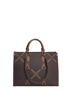 TOTE DONNA - ATELIER DU SAC MARRONE - 15919-MIL-W4B-A