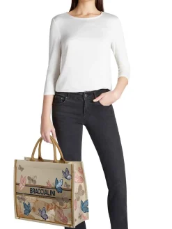 TOTE DONNA - BRACCIALINI BEIGE - B18921-TY