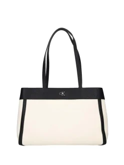 TOTE DONNA - CALVIN KLEIN BIANCO - LV04F3503G