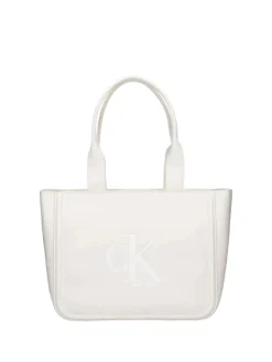 TOTE DONNA - CALVIN KLEIN BIANCO - LV04F3218G