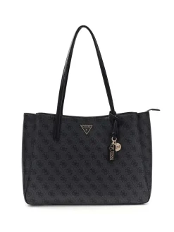 TOTE DONNA - GUESS CARBONE - HWBG96 72260