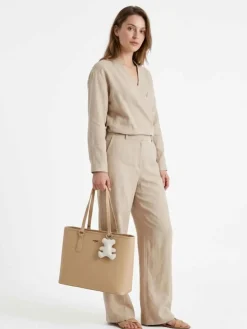 TOTE DONNA - PASH BAG TAN - 17312-LIK-S5B-P