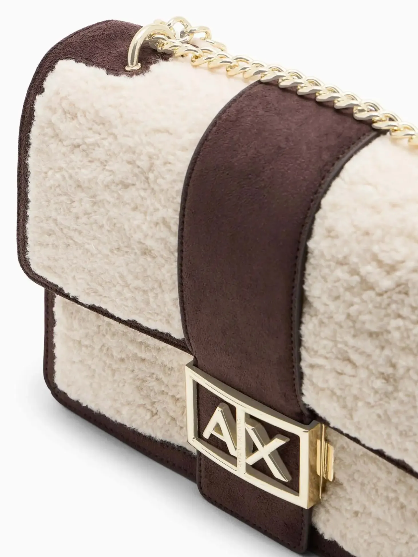 TRACOLLA DONNA - ARMANI EXCHANGE BIANCO-MARRONE - XW000070 AF28295