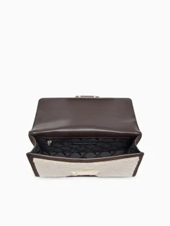 TRACOLLA DONNA - ARMANI EXCHANGE BIANCO-MARRONE - XW000070 AF28295