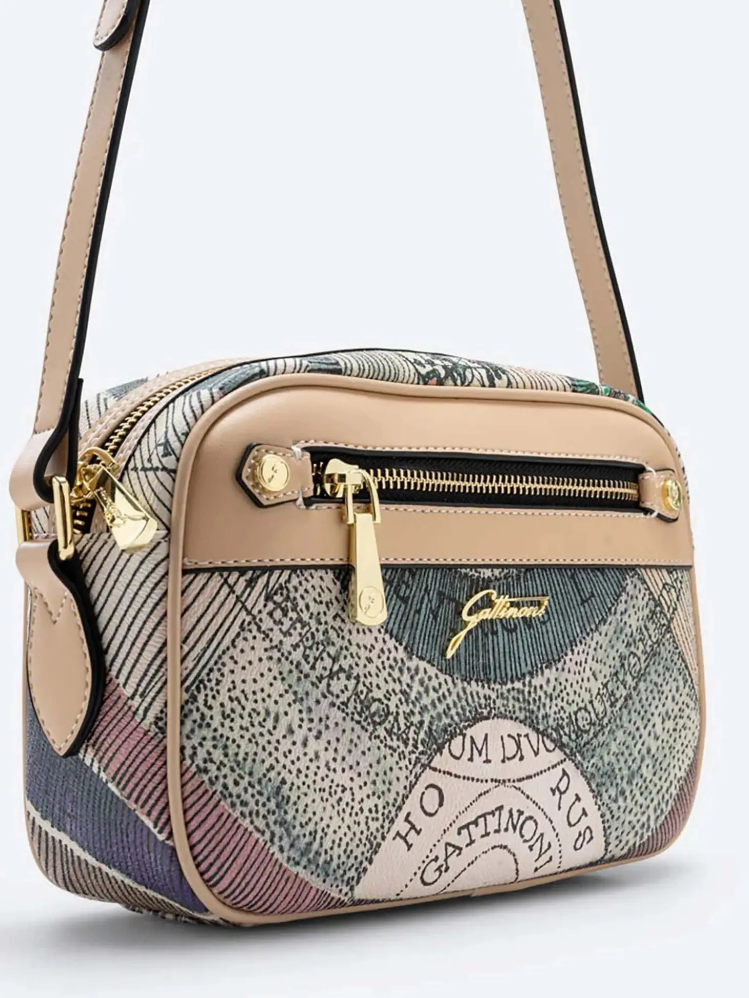 TRACOLLA DONNA - GATTINONI BEIGE - BIGPL6555WPQ