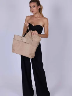 TRACOLLA DONNA - GATTINONI ROMA BEIGE - BENTD8819WVP