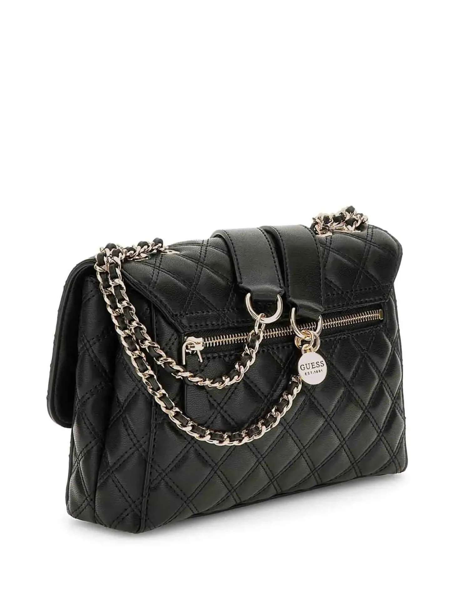 TRACOLLA DONNA - GUESS NERO - HWQG96 73200