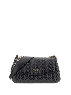 TRACOLLA DONNA - GUESS NERO - HWTQ97 20210