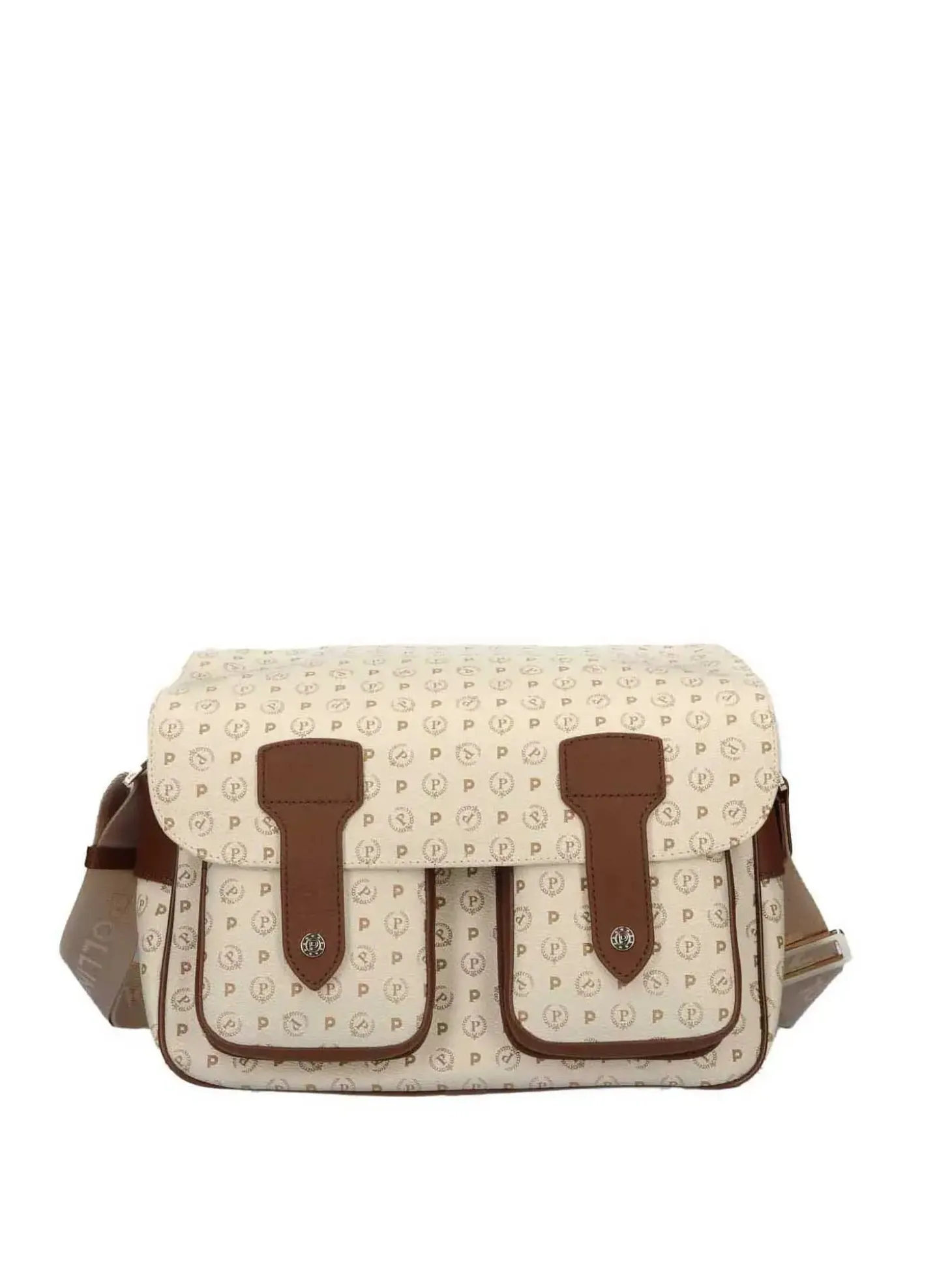 TRACOLLA DONNA - POLLINI AVORIO-MARRONE - TE8401PP02Q11