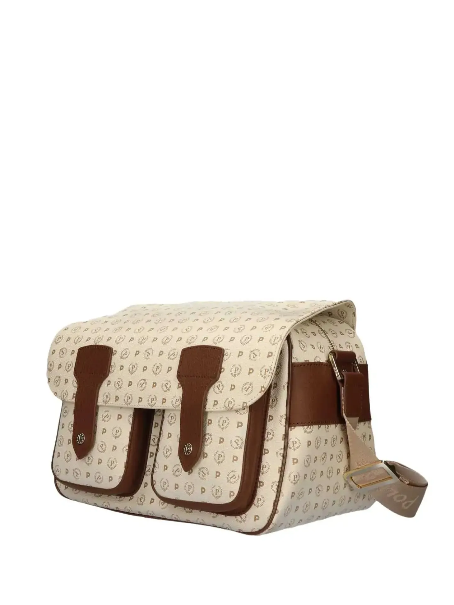 TRACOLLA DONNA - POLLINI AVORIO-MARRONE - TE8401PP02Q11