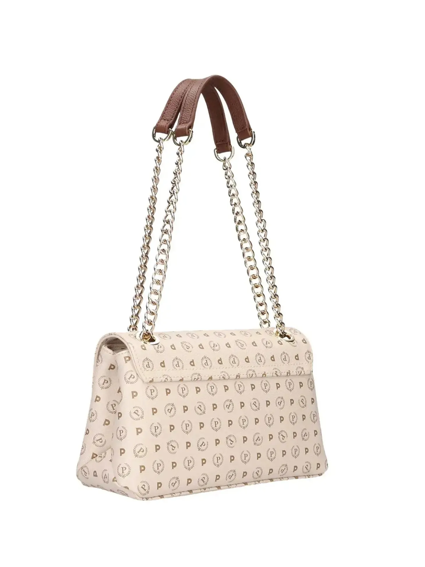 TRACOLLA DONNA - POLLINI AVORIO-MARRONE - TE8474PP0EQ11