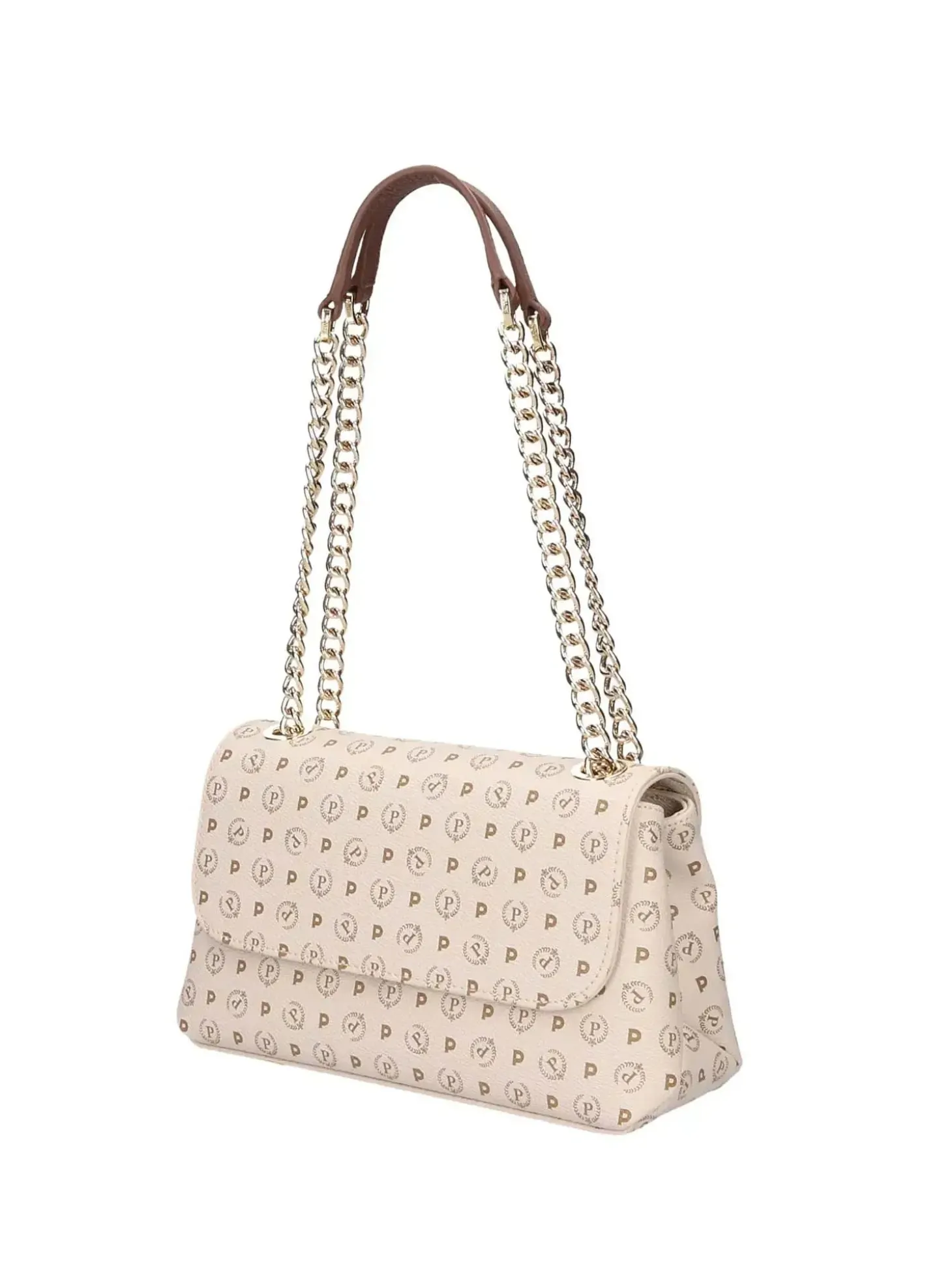 TRACOLLA DONNA - POLLINI AVORIO-MARRONE - TE8474PP0EQ11
